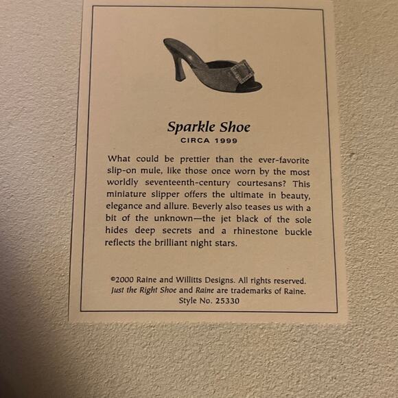 Just the Right Shoe Sparkle Shoe - Picture 8 of 10